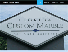 Tablet Screenshot of floridacustommarble.com